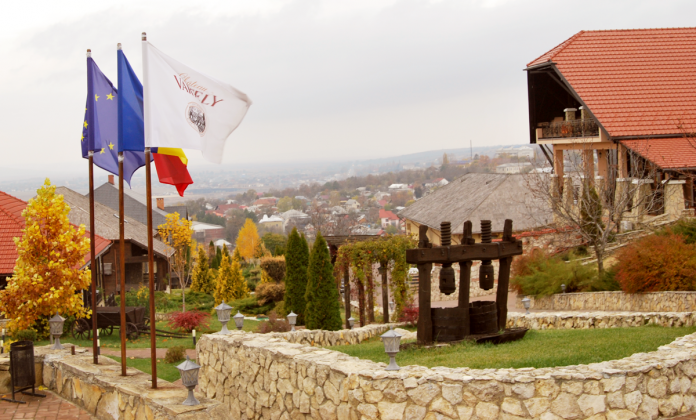 widok z Château Vartely, jednej z najlepszych winiarni w Mołdawii