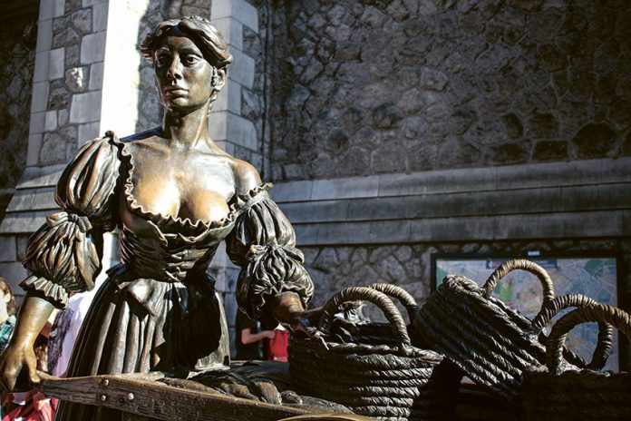 Pomnik Molly Malone w Dublinie