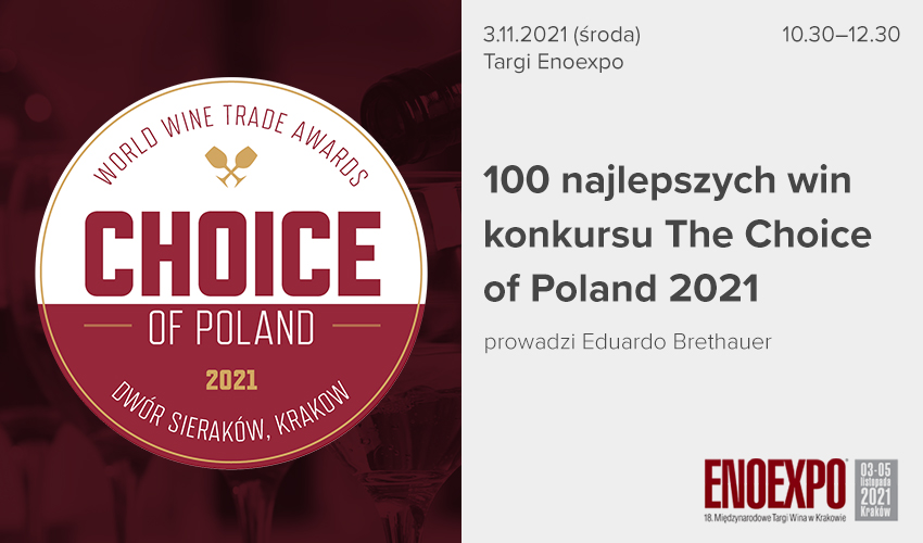 100 najlepszych win konkursu The Choice of Poland 2021
